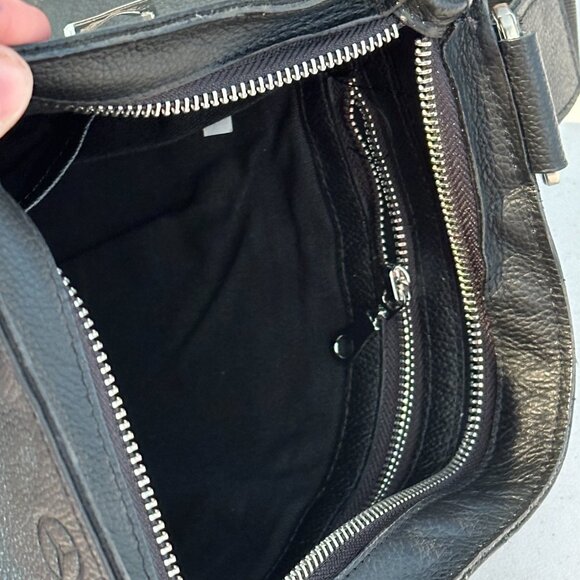 Mercedes Benz Leather Bag (Men) Crossbody - Brand New - Picture 4 of 4